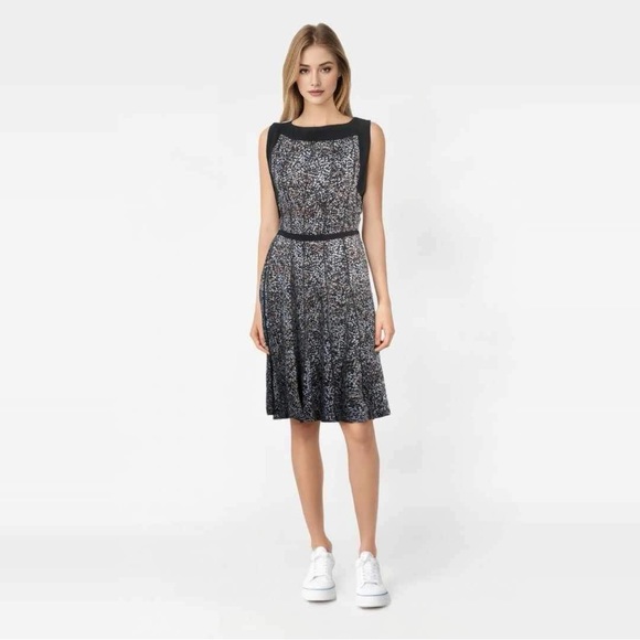 CJ Banks Dresses & Skirts - cj Banks | 14W | fit and flare dress | EUC | stretchy with waist tie